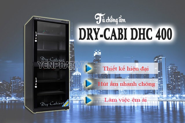 tủ chống ẩm nhập khẩu Dry-Cabi DHC 400